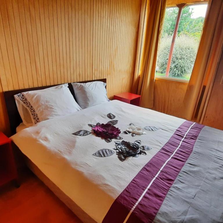 Cabañas entre Volcanes ,10 minutos de Puerto Varas, capacidad hasta 8 personas - Apartamento de 2 dormitorios con vistas al jardín - 25