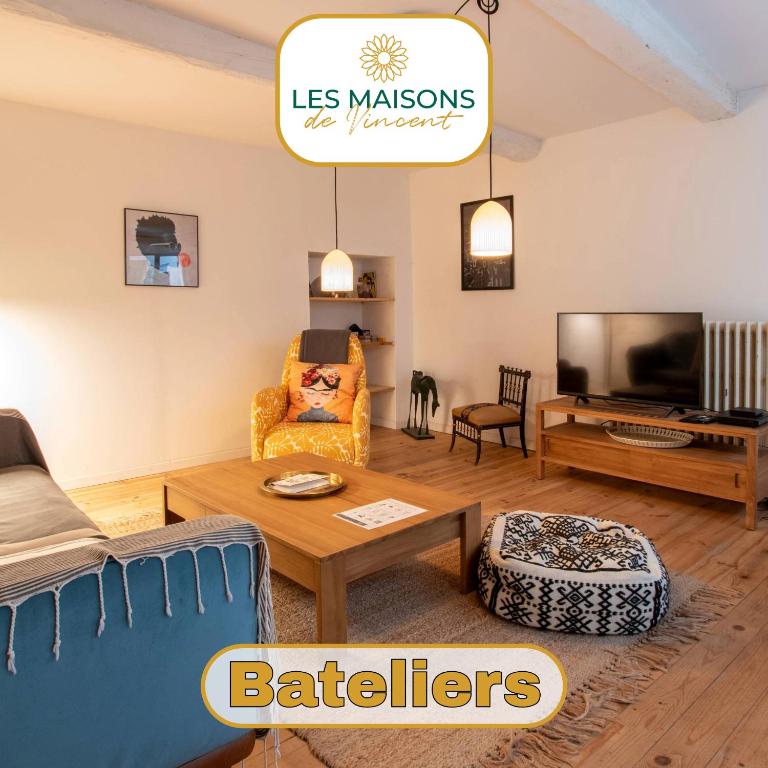 Bateliers - Charme et Terrasse - Maison 3 Chambres - 1