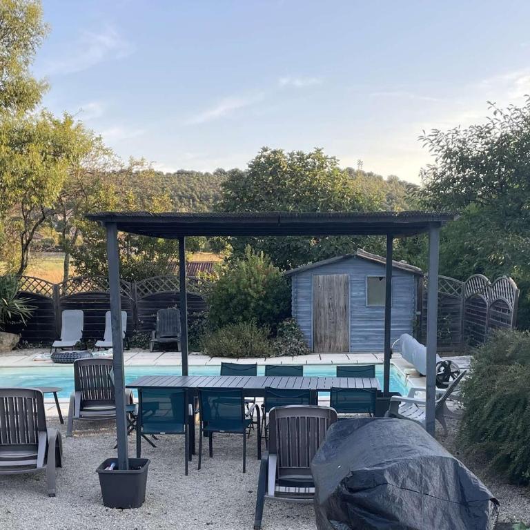 Villa T5 avec Piscine Privée, Proche Rivière, Wifi - FR-1-382-218 - Maison de Vacances - 2