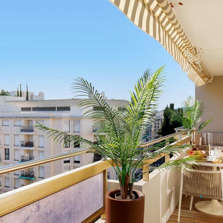 Elégant 1 Chambre Terrasse Calme Palais Plages Croisette 5 min à pied - Apartment mit 1 Schlafzimmer - 15