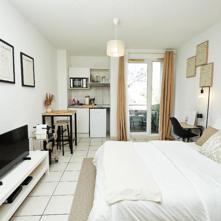 Le Chic Urbain - Hôpitaux Facultés - Chateau d'Ô - Free Parking - Apartment mit 1 Schlafzimmer - 8