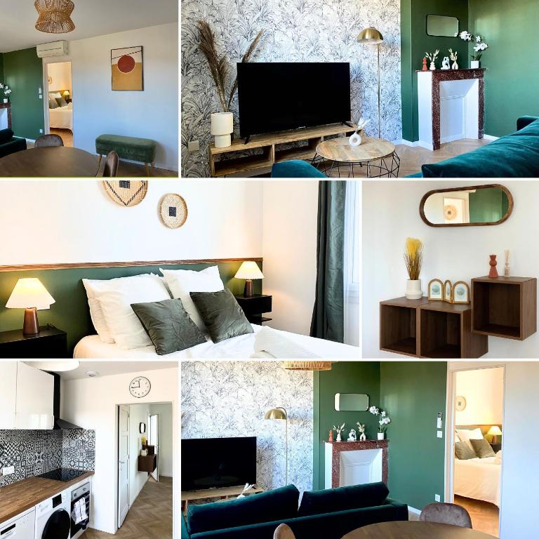 L'écrin vert - Wifi - Netflix - Climatisation - Parking Gratuit - Apartamento de 1 dormitorio - 41