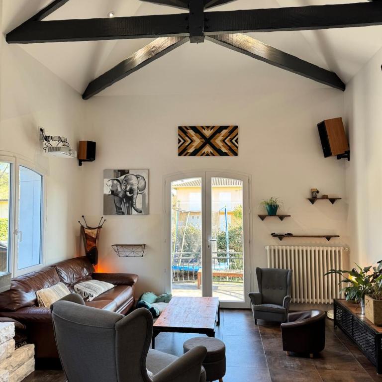 Villa Landaise, 10 minutes des plages - Villa avec Piscine Privée - 6