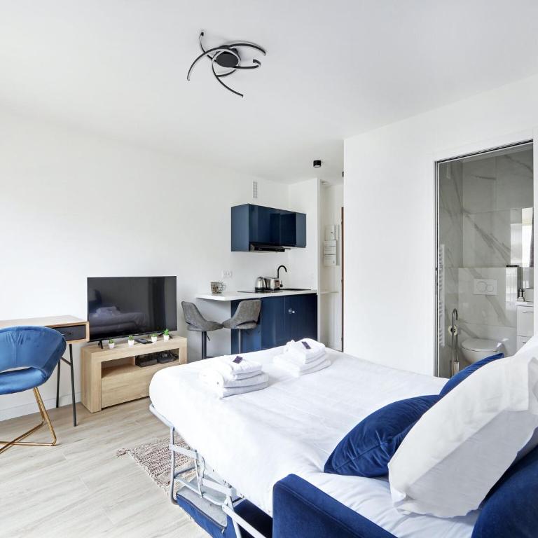 Nice Studio Boulevard Flandrin Rue de la pompe- BAIL MOBILITY - Appartement - 7