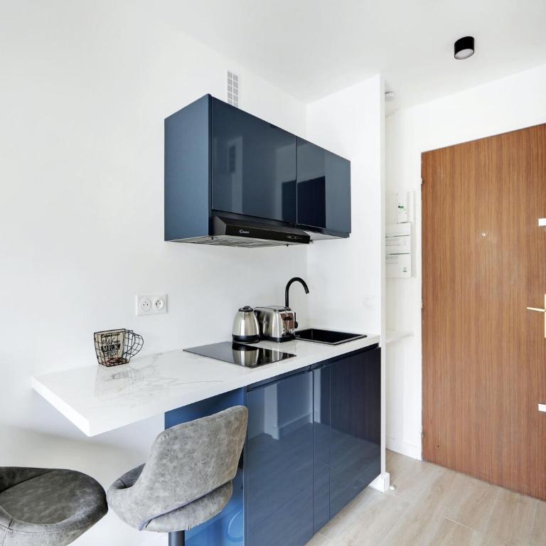 Nice Studio Boulevard Flandrin Rue de la pompe- BAIL MOBILITY - Appartement - 2