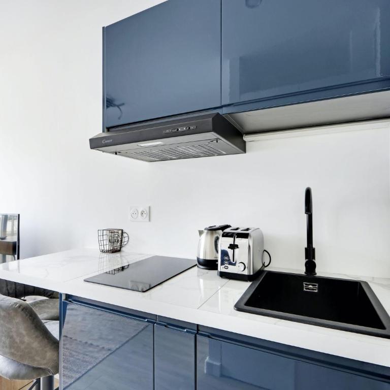 Nice Studio Boulevard Flandrin Rue de la pompe- BAIL MOBILITY - Appartement - 9