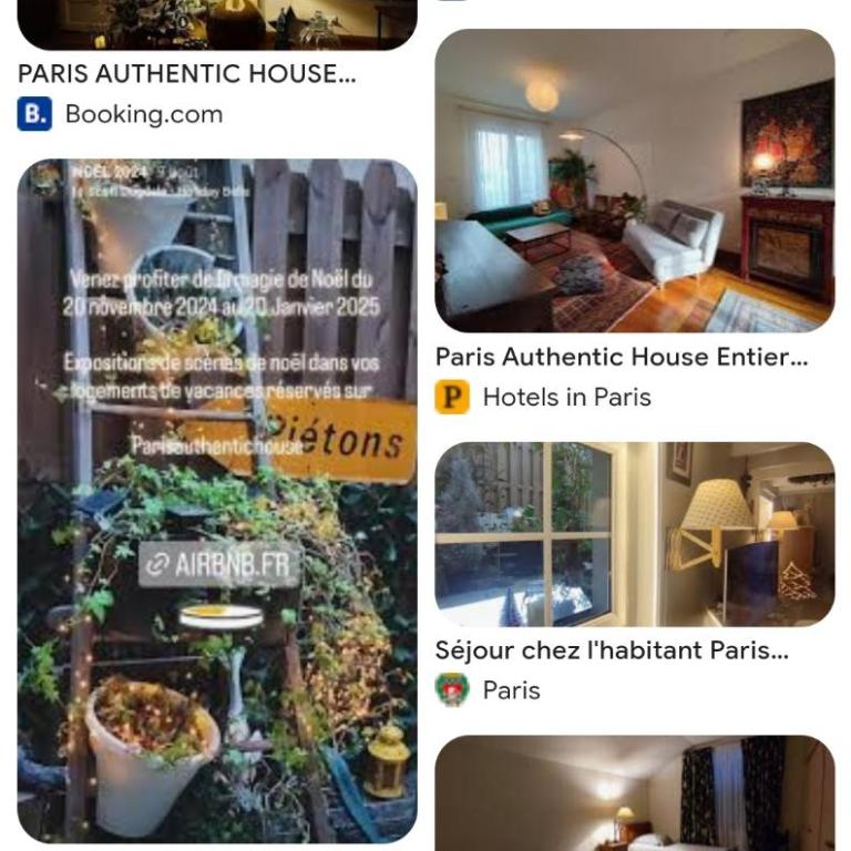 PARIS AUTHENTIC HOUSE Métro 7 Pierre et Marie Curie - Maison de Vacances - 63
