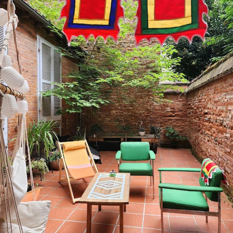 Zen rustic home & private backyard Toulouse center - Appartement 2 Chambres - 9