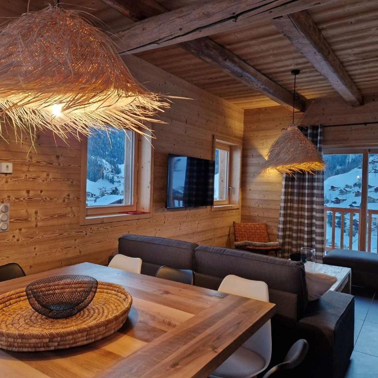 Lodge alpin chaleureux, 4 chambres, 10 pers, parking, terrasse, Arêches-Beaufort - Appartement 4 Chambres - 11