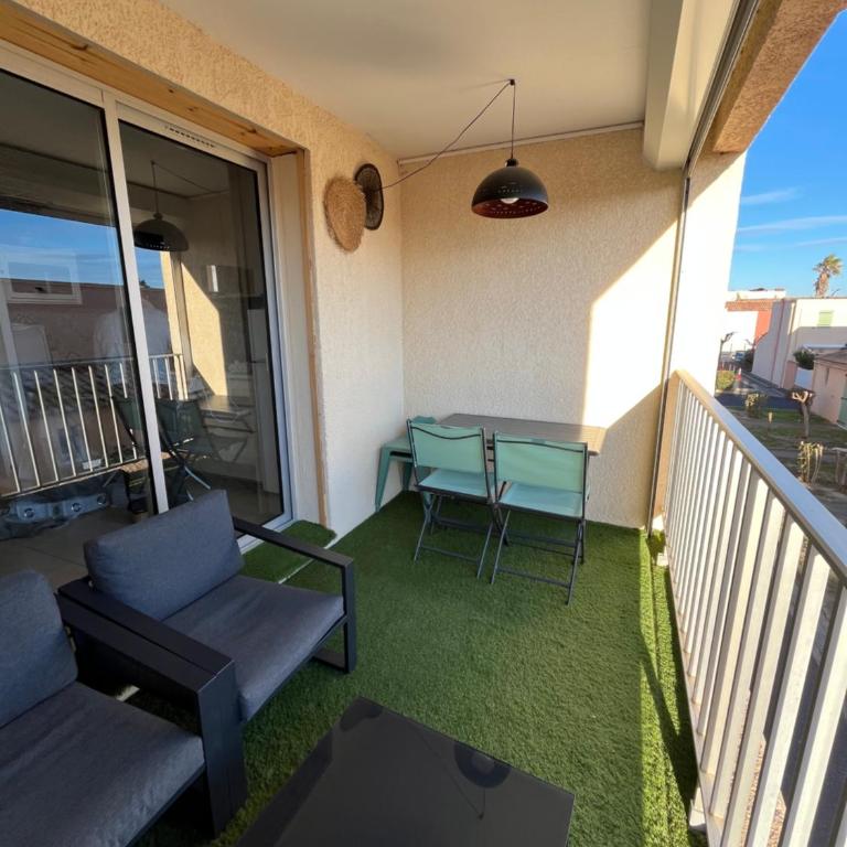 Appartement Cosy, au pied de la plage du Grazel. - Appartement 1 Chambre - 11