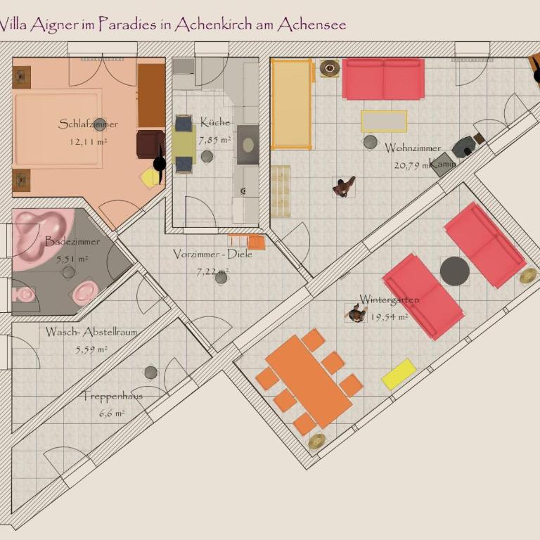 Villa Aigner - Apartment mit Bad - 56