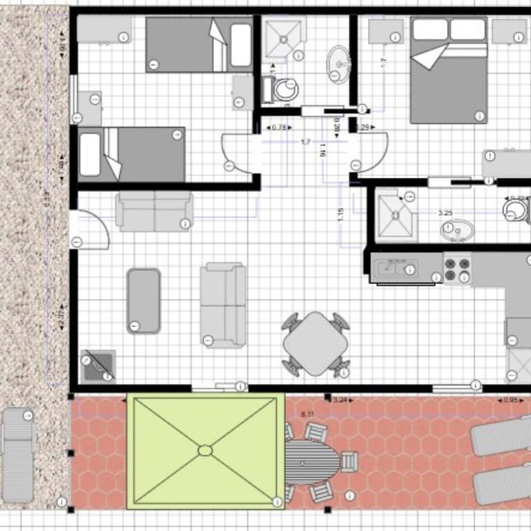 Palmagora Villas - Apartman sa 2 Spavaće Sobe i Terasom - 2