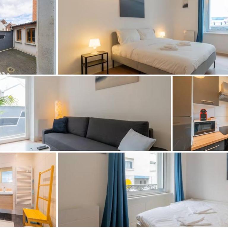 Merles 15 RDC Centre Mulhouse Stationnement - Apartamento de 1 dormitorio - 12