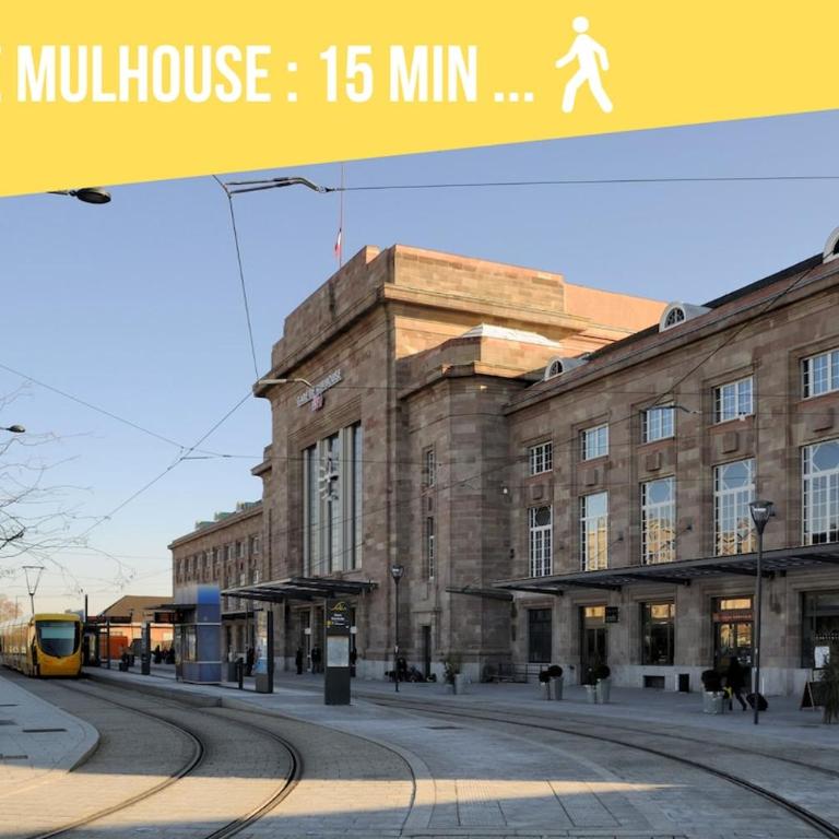 Merles 15 RDC Centre Mulhouse Stationnement - Apartamento de 1 dormitorio - 16