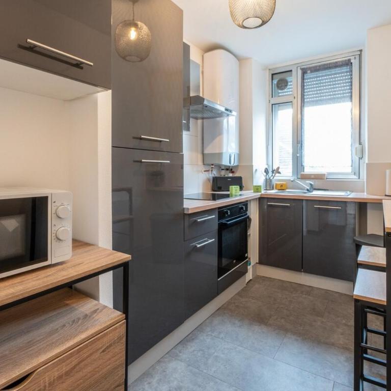 Merles 15 1er Etage Centre Mulhouse Stationnement - Apartamento de 2 dormitorios - 4