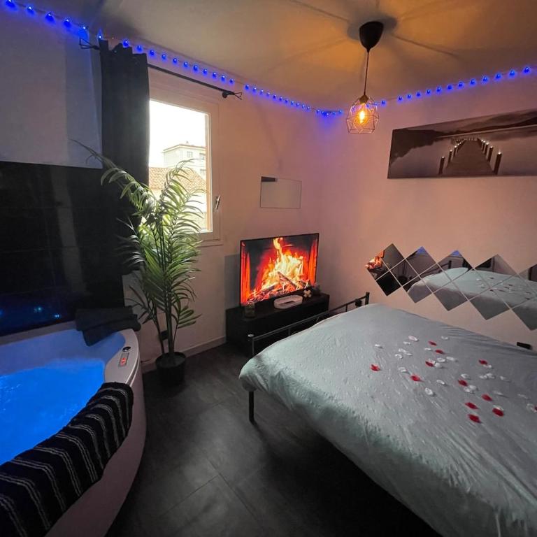Love room Buenas noches SPA et bord de mer - Apartment mit 1 Schlafzimmer - 8