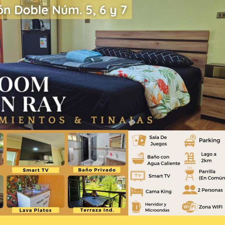 El Boom Lican Ray - Alojamientos & Tinajas - Double Room with Private Bathroom - 5