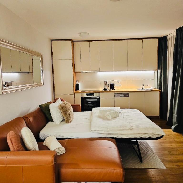 NĀVA PLACE Alpine Apartment in Kaprun - Peaceful Location, Near Glacier & WiFi - One-Bedroom Apartment - 2