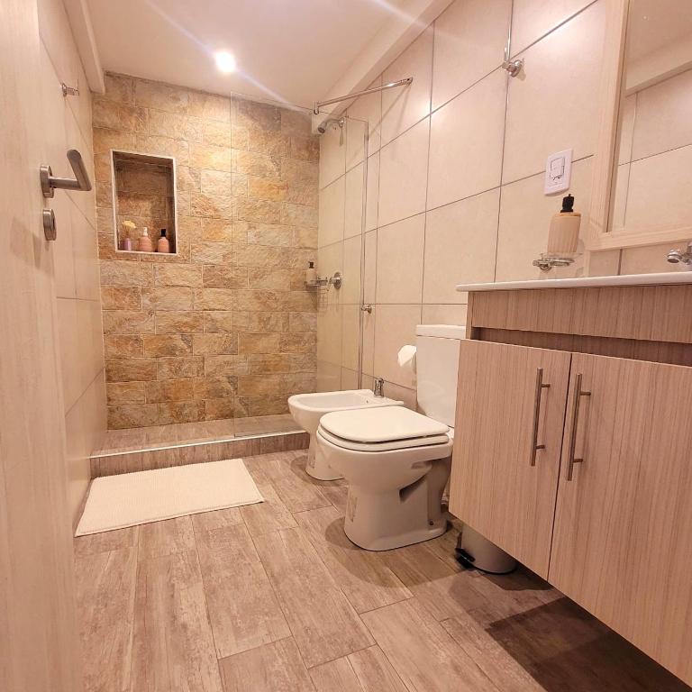 Depto Nómades, con vista directa a la cascada - Ayres del Bosque Alojamientos - Apartamento de 2 dormitorios con vistas a la montaña - 23