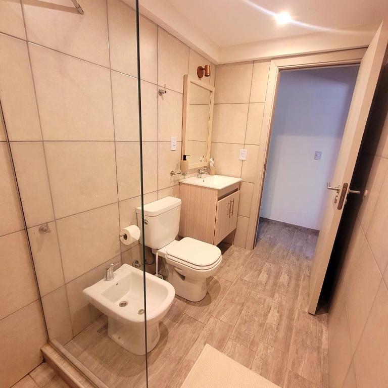 Depto Nómades, con vista directa a la cascada - Ayres del Bosque Alojamientos - Apartamento de 2 dormitorios con vistas a la montaña - 24