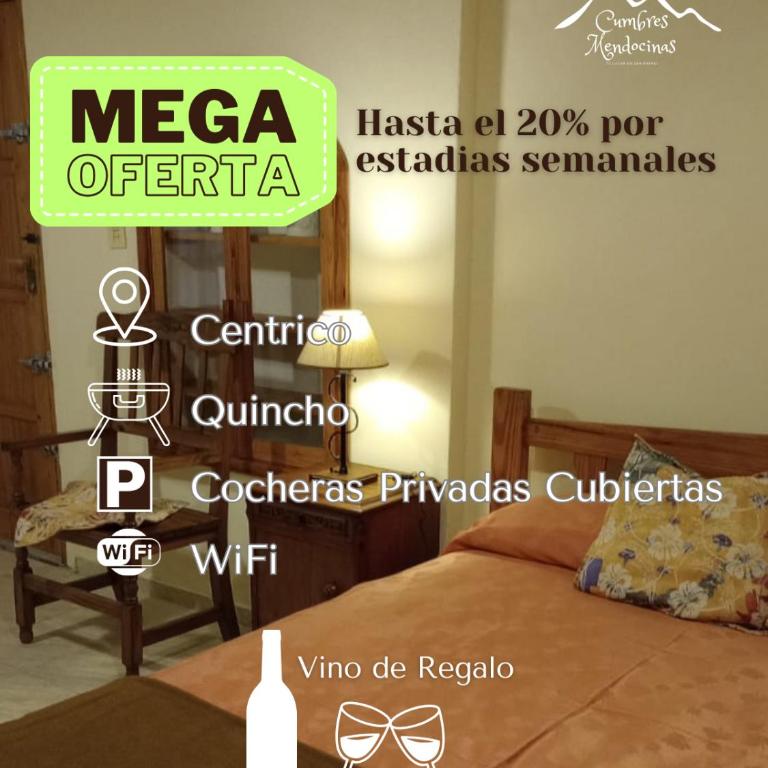 Hospedaje Cumbres Mendocinas - El Diamante - One-Bedroom Apartment - 2