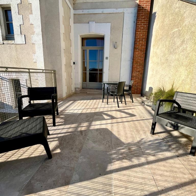 Studio climatisé face Loire et château le 4-5 - Studio - 15