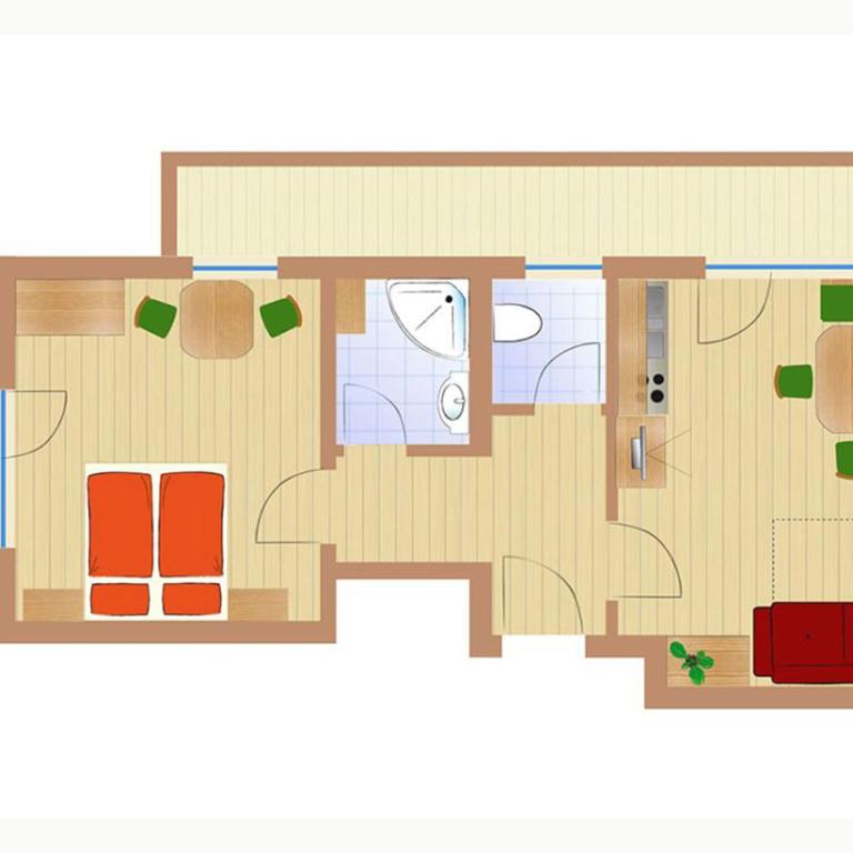 HOFERHOF Schladming -Dachstein - Apartment Ennstal mit 1 Schlafzimmer - 2
