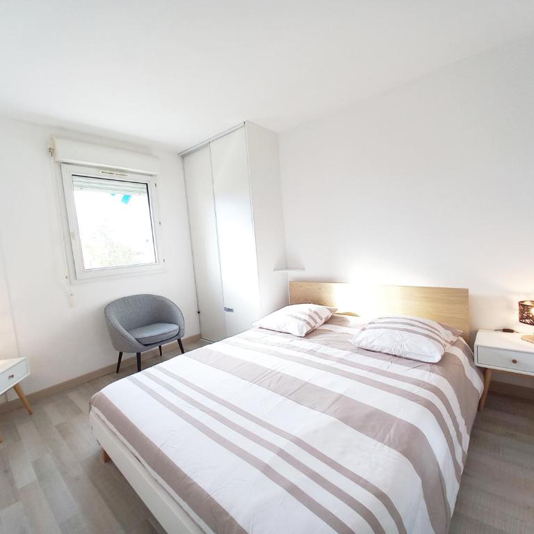 "Le Crystal" 4pers-Piscine-Proche plages&commerces - Apartment mit 1 Schlafzimmer - 12