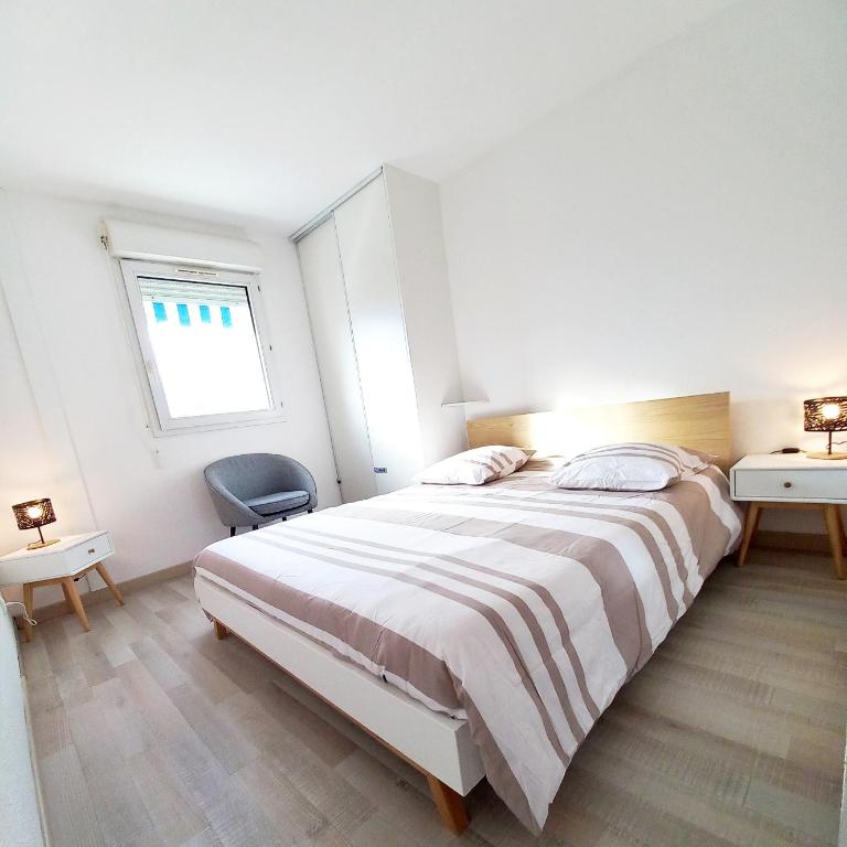 "Le Crystal" 4pers-Piscine-Proche plages&commerces - Apartment mit 1 Schlafzimmer - 13