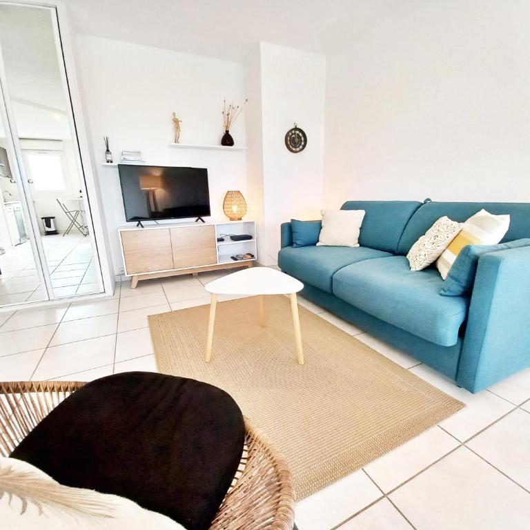 "Le Crystal" 4pers-Piscine-Proche plages&commerces - Apartment mit 1 Schlafzimmer - 8