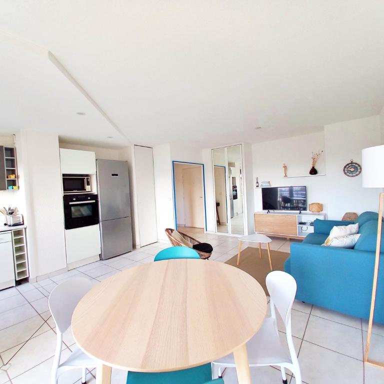 "Le Crystal" 4pers-Piscine-Proche plages&commerces - Apartment mit 1 Schlafzimmer - 21