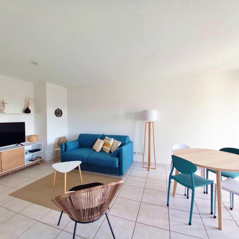 "Le Crystal" 4pers-Piscine-Proche plages&commerces - Apartment mit 1 Schlafzimmer - 24