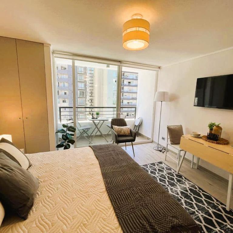 HOM I Comodo y Calido Dpto Studio en Santiago SR517 - Estudio - 9