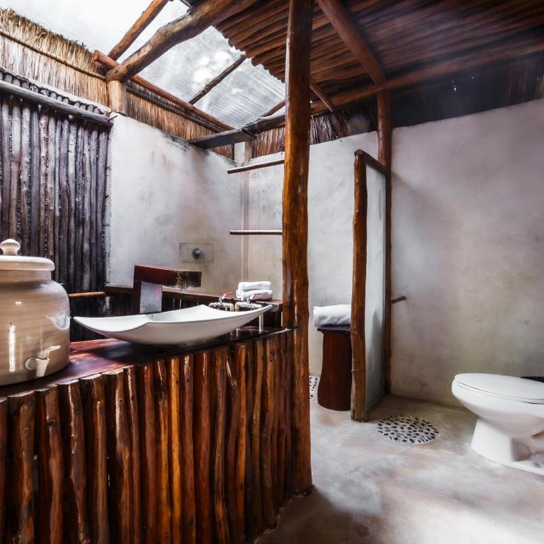 Eco Bañitas Tulum - Habitación Estándar - 1 cama grande - 15
