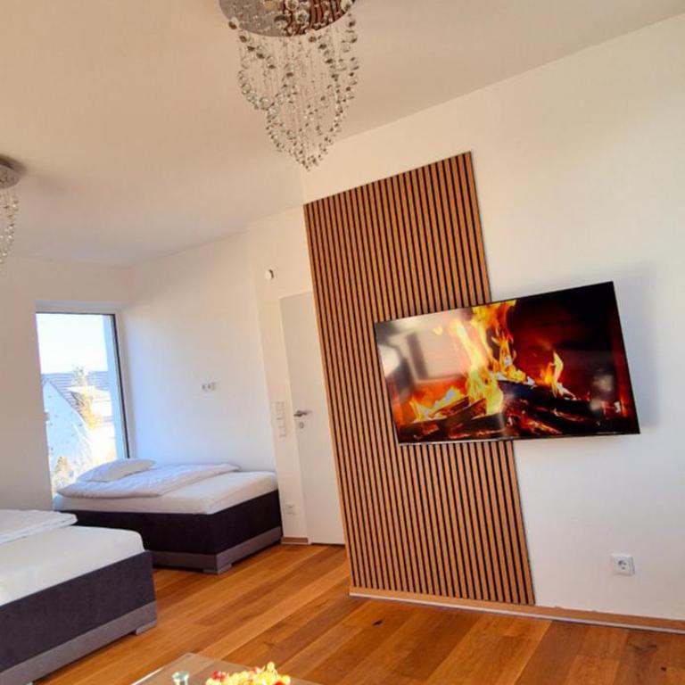 Neubauwohnung mit 80 m2 Terrasse, 8 Minuten von Linz entfernt - Apartment mit 2 Schlafzimmern - 8