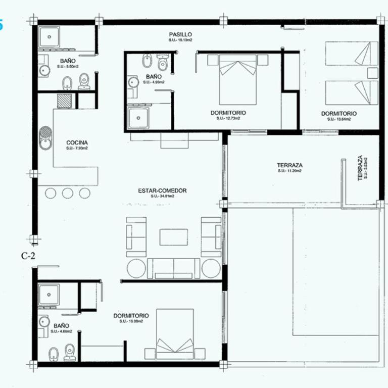 Atlantic House Cotillo - Apartamento de 3 dormitorios - 2
