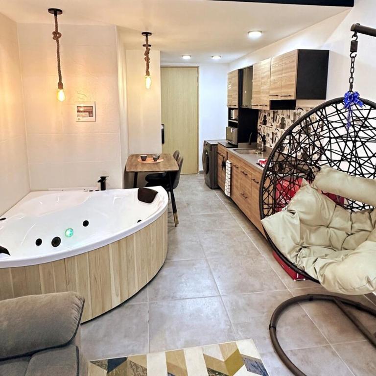 Alojamiento con jacuzzi en zona exclusiva de la ciudad tipo Loft-Usaquén - Apartamento de 1 dormitorio - 1