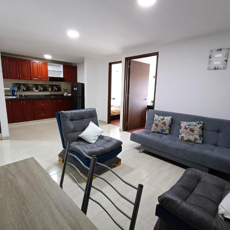 Apartamento de 5 estrellas cerca del aeropuerto, Wifi, cowork en Bogotá - Two-Bedroom Apartment - 13
