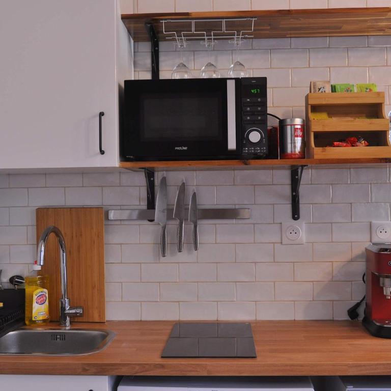 Javelot1 Cosy studio paris13 10min to Louvre - Apartment - 11