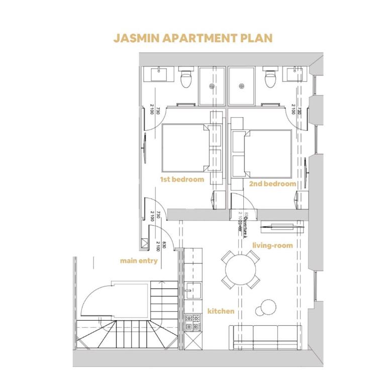 Luxury Apartment - Central Cannes, near Beach & Palais - LRACANNES - JASMIN - Appartement 2 Chambres Deluxe avec Balcon - 1