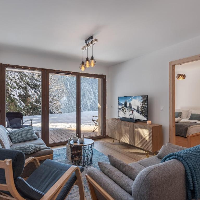 Alchimie C01 - Bo Immobilier Chatel- Châtel Multipass 2026 Activités en Été offert par votre hôte - Apartment mit 3 Schlafzimmern - 7