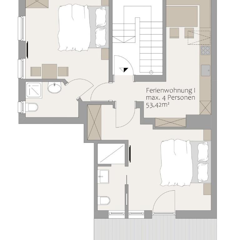 Haus Stecher - Apartment mit 2 Schlafzimmern - 33