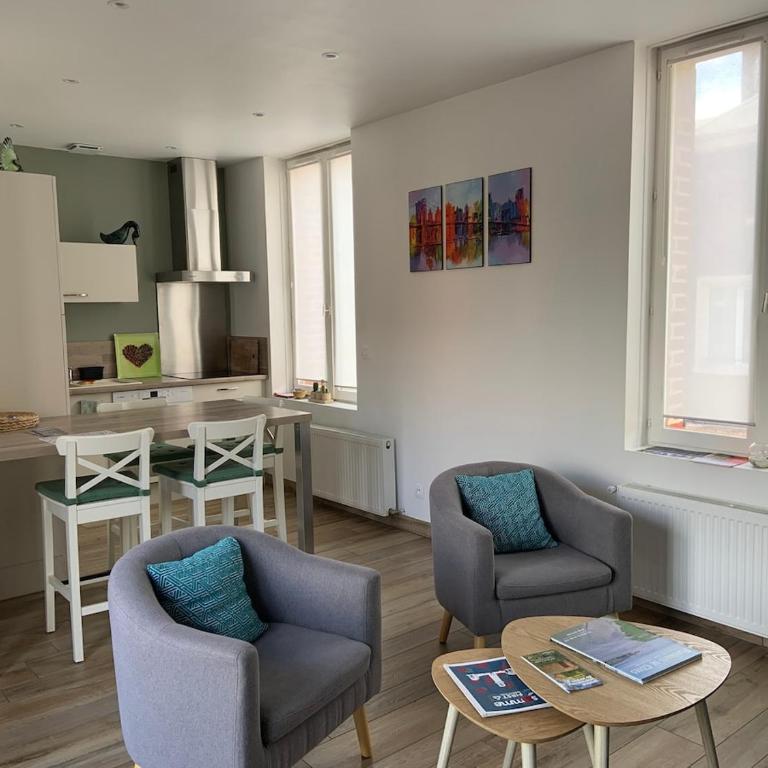 Terrasse vue cathédrale et beffroi hyper centre - Apartment mit 2 Schlafzimmern - 15