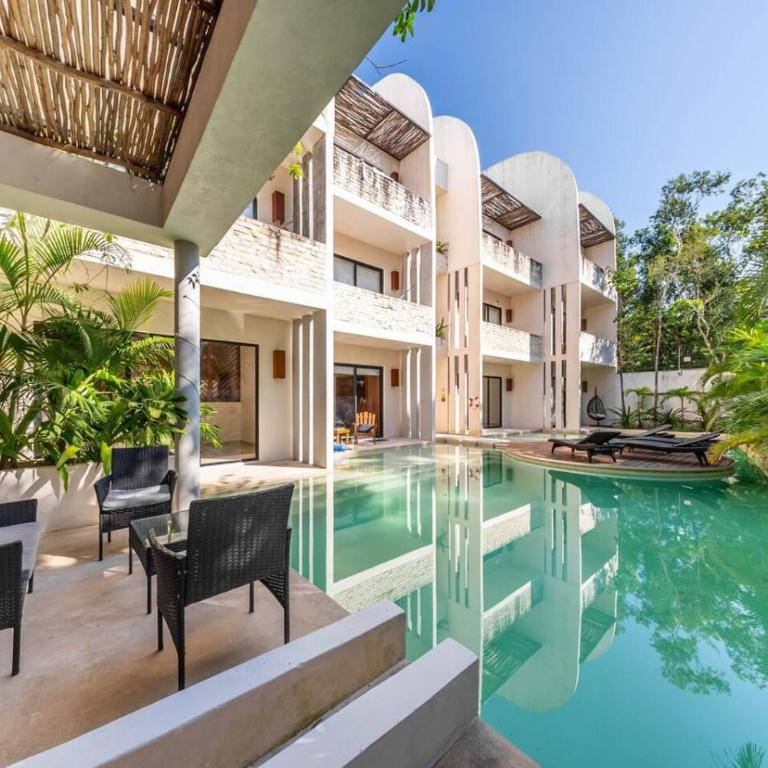 1 BR with Rooftop Pool in Tulum Jungle at Paraiso - Apartamento - 2