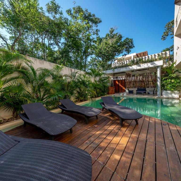 Lux 1 BR with Rooftop Pool in Tulum Jungle at Paraiso - Apartamento - 33