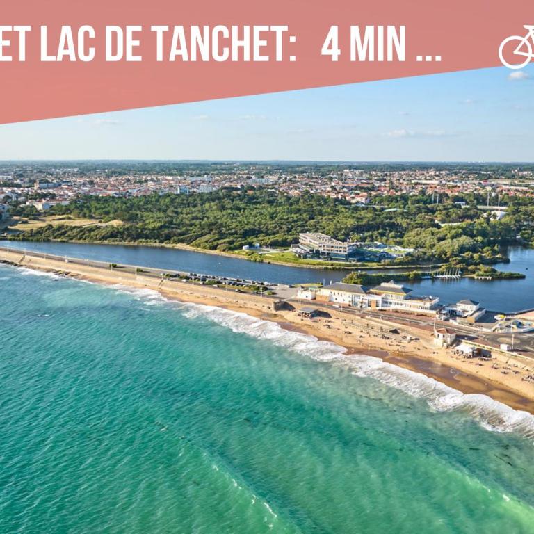 A L'ombre des Pins, Appartement neuf, élégant, Parking gratuit, Netflix, au calme à 100m de l'océan - Appartement 1 Chambre - 34