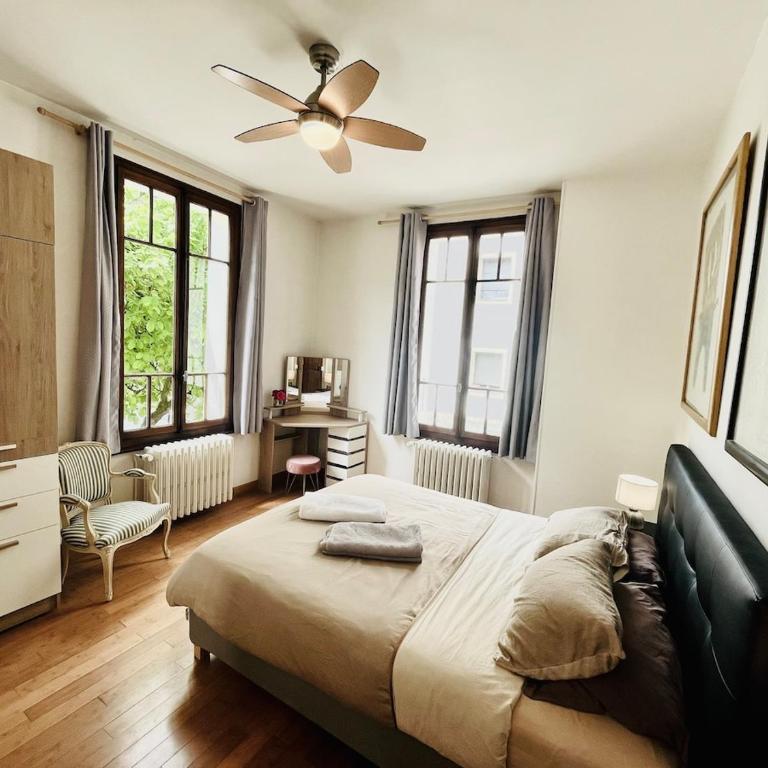 Relaxing 2BR Apartment with Private Garden, Near the City Center - Appartement 2 Chambres - Vue sur Jardin - 16