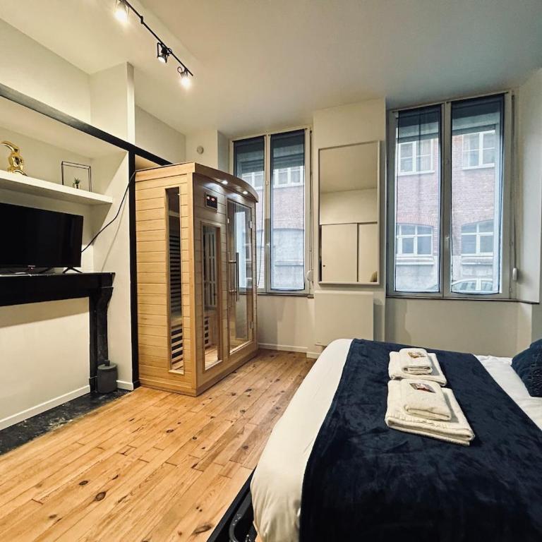 Saun arene grand T2 proche gare avec sauna - Appartamento con 1 Camera da Letto - 9