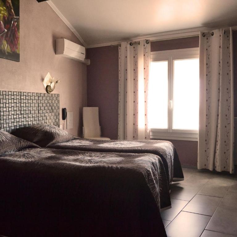 Hôtel Le Dauphin Bleu - Chambre Lits Jumeaux Premier avec Salle de Bains - Vue sur Mer - 1