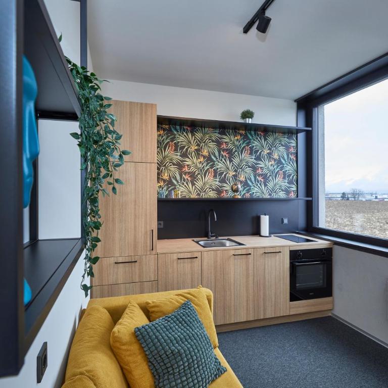 miniLOFT apartments Leonding - 24h Self-Check-in - free parking - Studio - 6